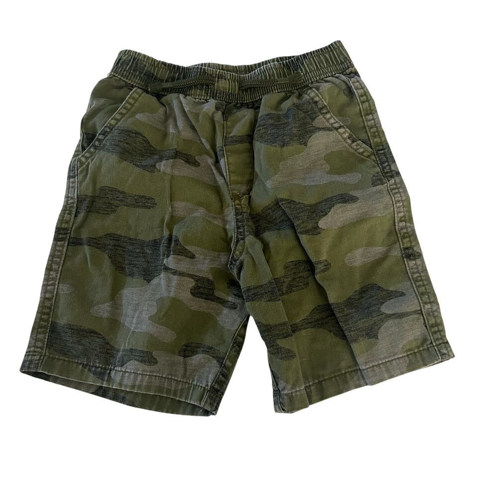 Garanimals Faux Drawstring Camo Shorts Boys 4T Green